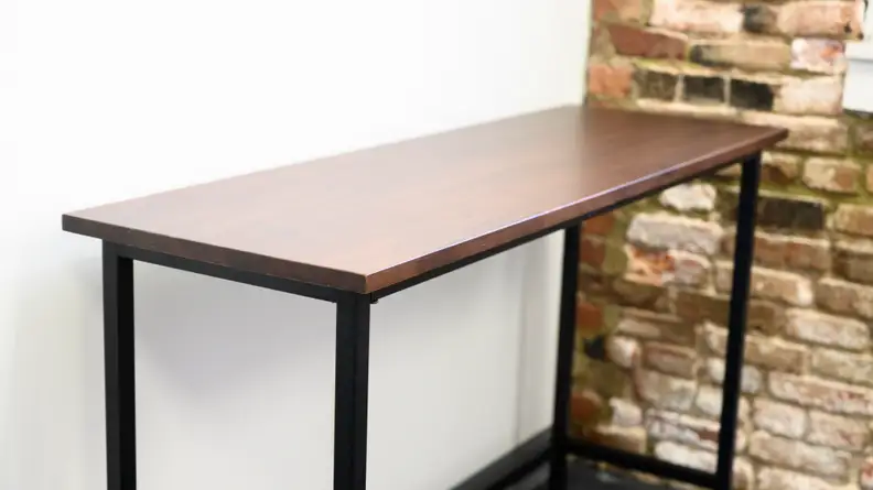 A Rivet console table
