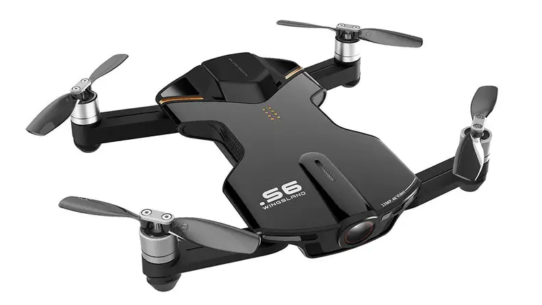 The Wingsland S6 is a bare-bones beginner drone that lets you add on the accessories you want.