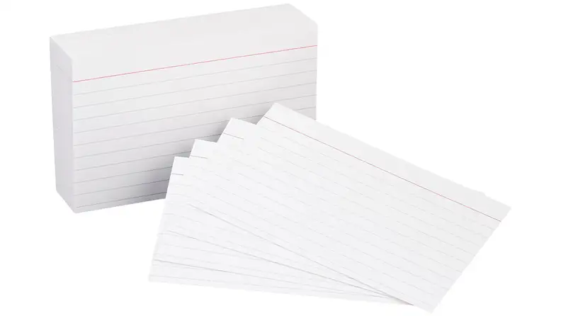 AmazonBasics Heavy Weight Ruled Index Cards