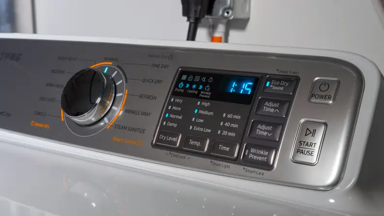 Samsung DVE50M7450W controls