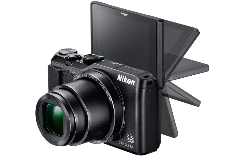 A manufacturer render of the Nikon Coolpix A90.