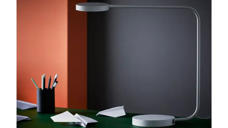 Move the head of the LED lamp to focus the light