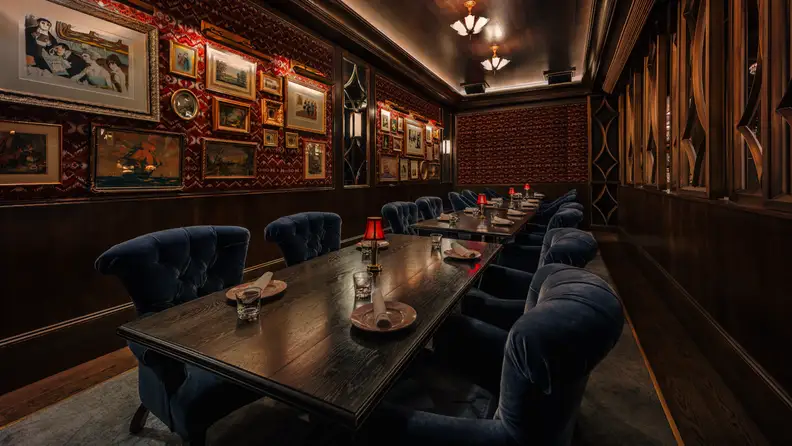 An elegant dining room