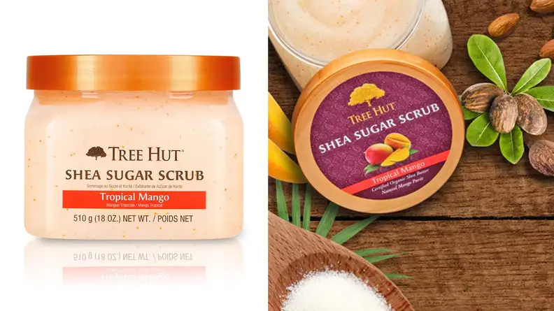A photo of the Tree Hut Shea Sugar Scrub.