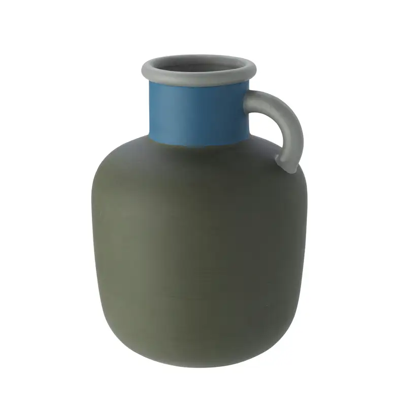 An artisan-look vase