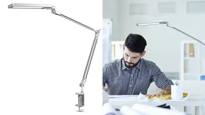 Silver architect lamp available on Amazon
