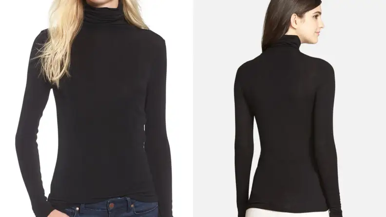 black turtleneck