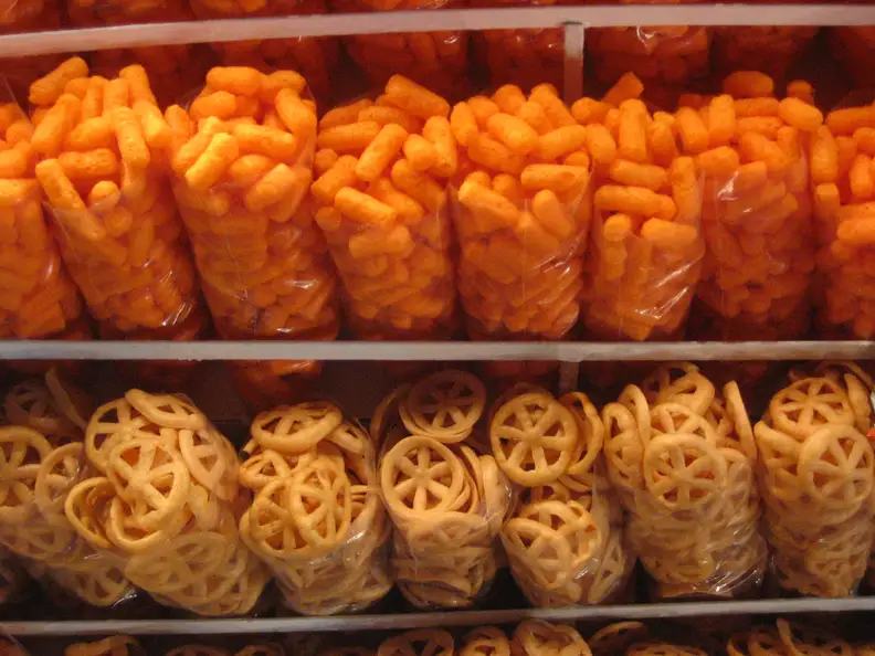 Keeping junk food just slightly out of reach will deter you from eating it.