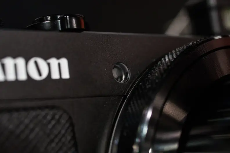 A photo of the Canon PowerShot G9X taken at PhotoPlus in New York City.