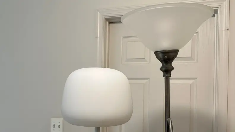 Govee Lantern floor lamp vs previous glass floor lamp