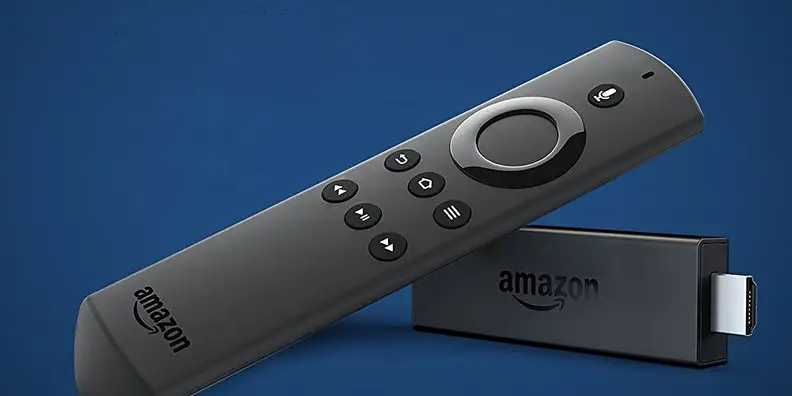 The Fire TV Stick streaming device.