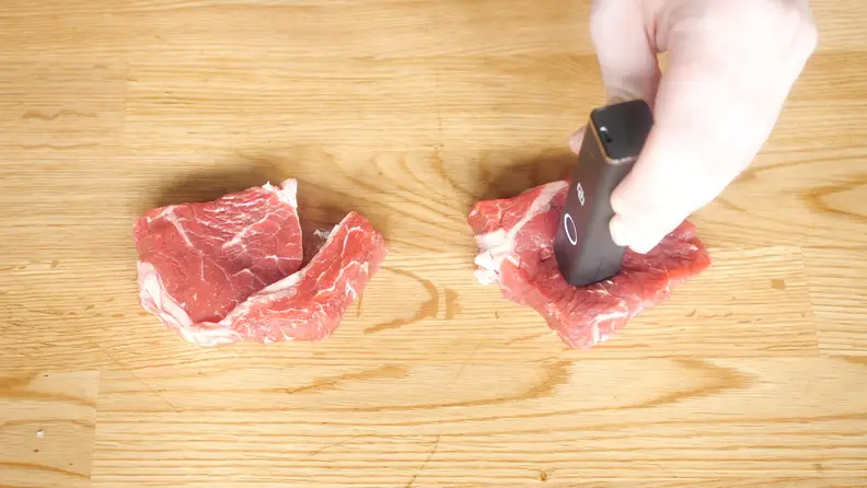 Testing meat with Linksquare