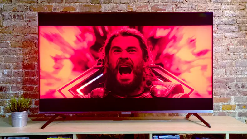 The 2020 TCL 6-Series displaying 4K/HDR content in a living room setting