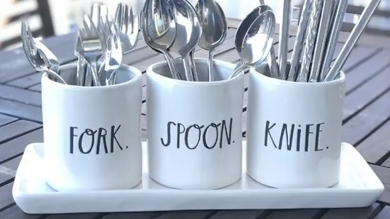Best Kitchen Gifts: Rae Dunn Utensil Holder