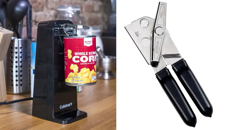 The Cuisinart and EZ-DUZ-IT can openers.