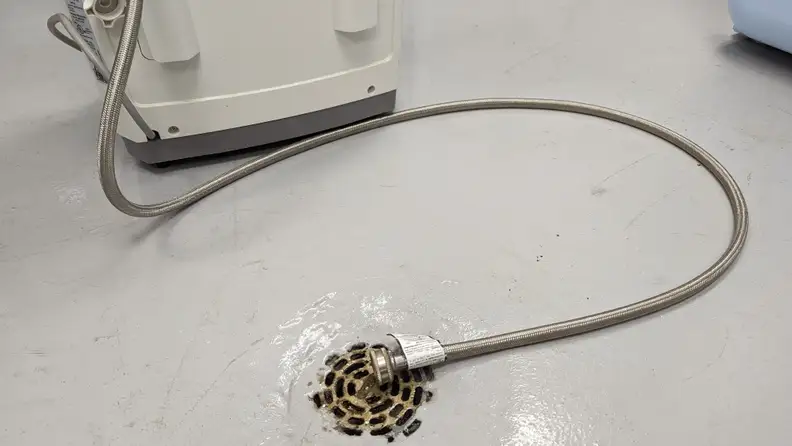 Dehumidifier floor drain