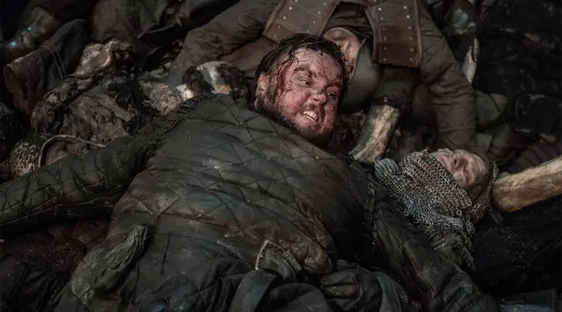 Samwell Tarly from Game of Thrones "The Long Night"