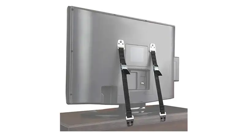 TV straps for babyproofing