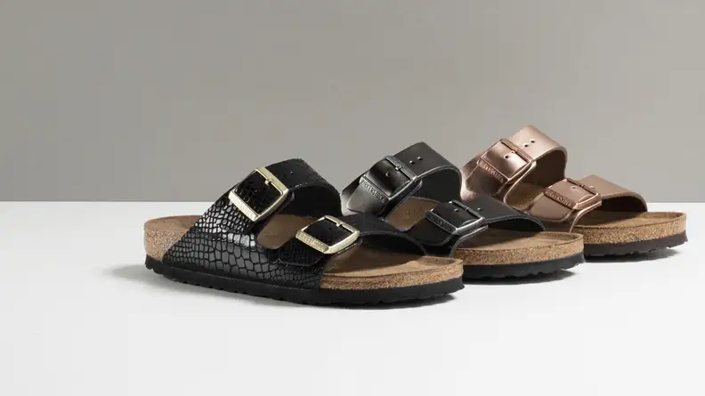 Sandals.