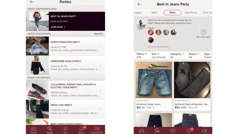 Poshmark Parties