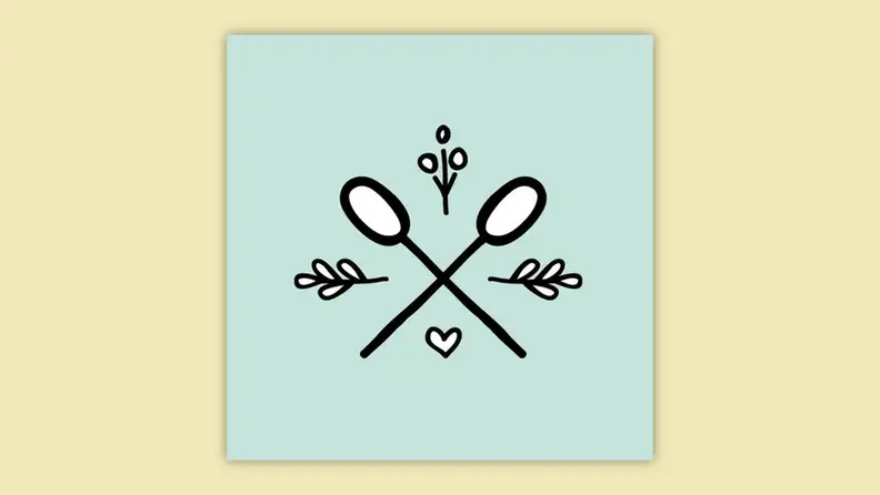 Logo for Spoonie Sister Shop on Etsy.