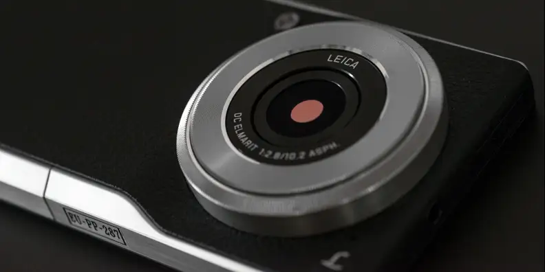 The lens on the CM1 is massive, but it has to be to cover the 1-inch type image sensor.