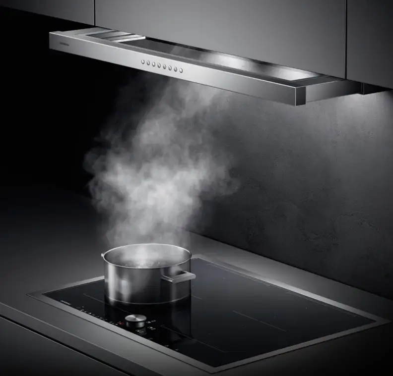 Gaggenau AF210 range hood with cooktop