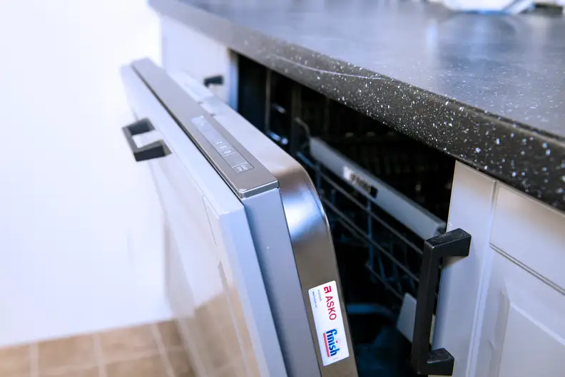 Some of the dishwashers feature interior control panels.