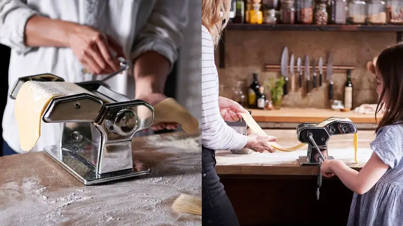 Making fresh pasta with the Marcato Atlas Pasta Machine.