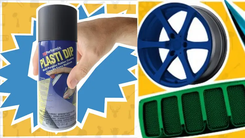 Plasti Dip lets you change the color of your car temporarily.