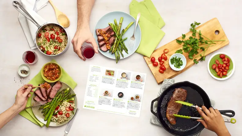 HelloFresh offers family-friendly meal kits that you can cook together.