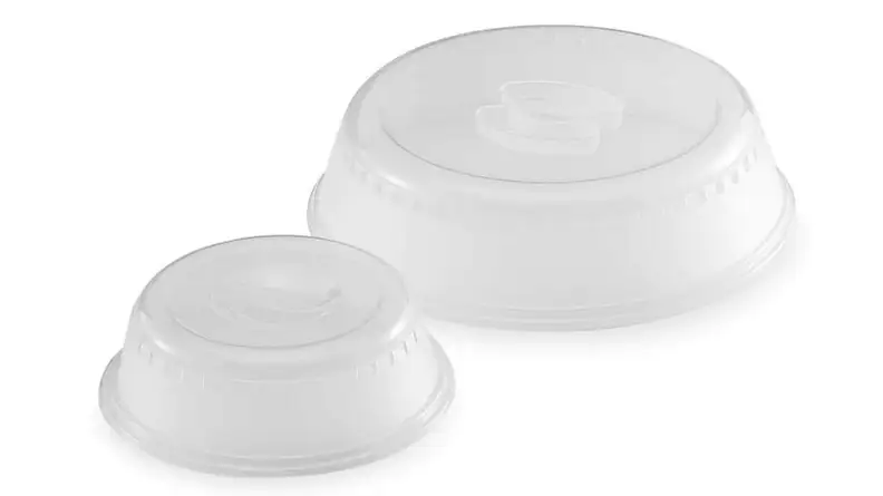 These covers protect against food splatter.