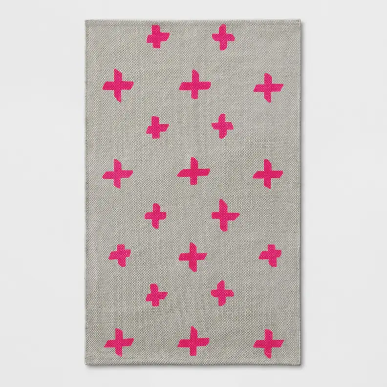 A small rug at your bedside will protect your feet from cold dorm floors