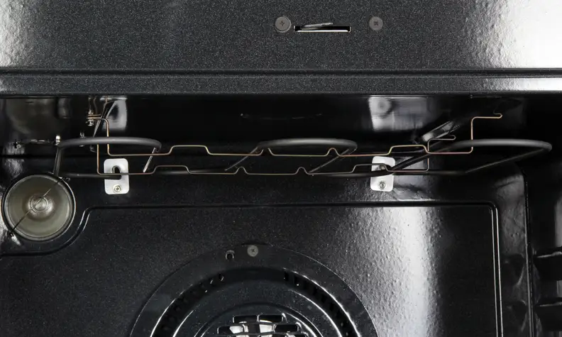 The broiler preheats in no time.