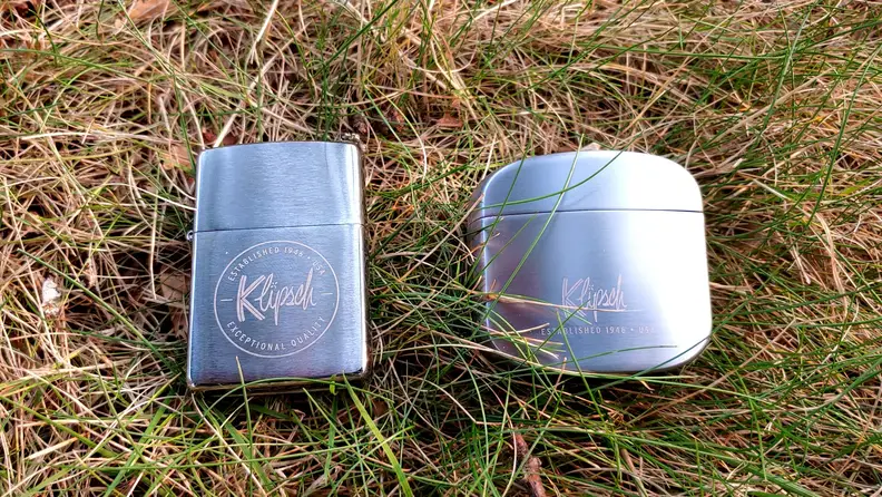 Klipsch T5 II case zippo closed