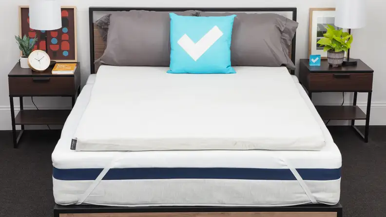 Our best upgrade pick, the Tempur-Adapt memory foam mattress topper.