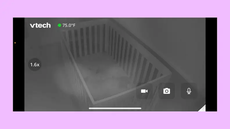 The video surveillance in action, showing a smaller resolution.