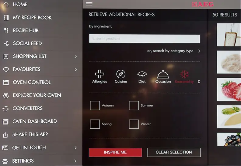 Electrolux-Oven-App photo