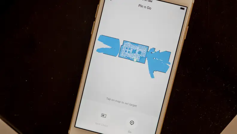 An image of the Roborock S7 virtual map