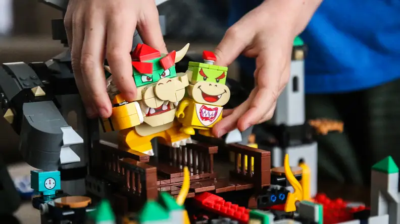 Bowser and Bowser Junior Lego toys