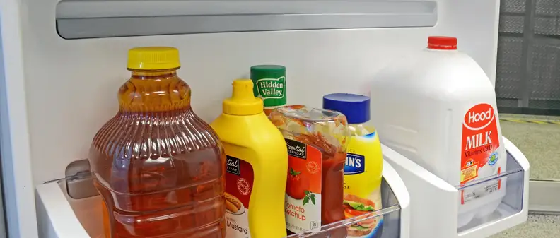 When looking for spoiled food, check the stuff on the door first.