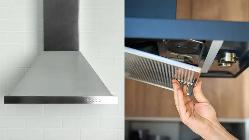 Two different range hood types