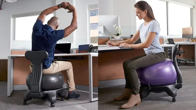 A ball chair