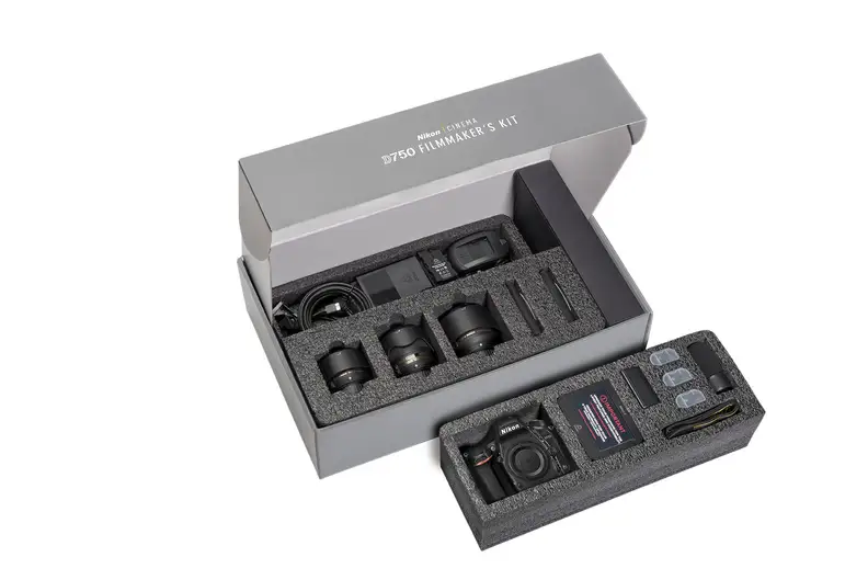 The D750 Filmmaker Kit comes with a variety of items giving filmmakers a solid starting point to their collection.
