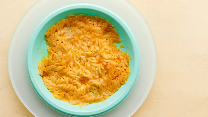 Plate of mac and cheese