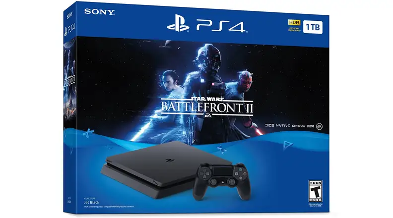 PlayStation 4 Slim 1TB Console - Star Wars Battlefront II Bundle