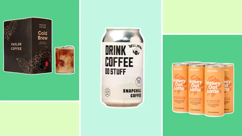 Trade Coffee's in their signature canned coffee drinks.