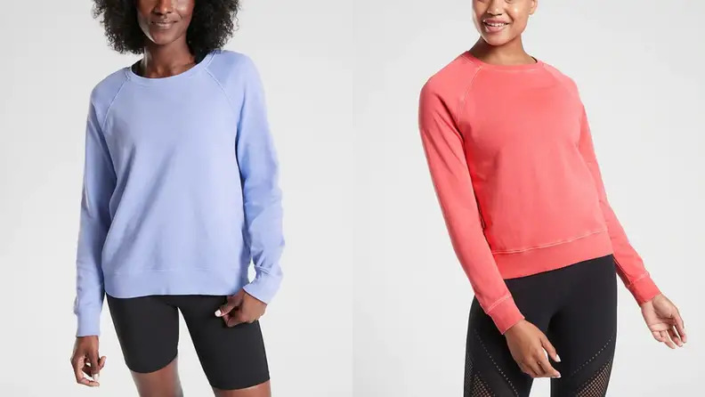 Multiple reviewers say they own several of these comfy sweatshirts.