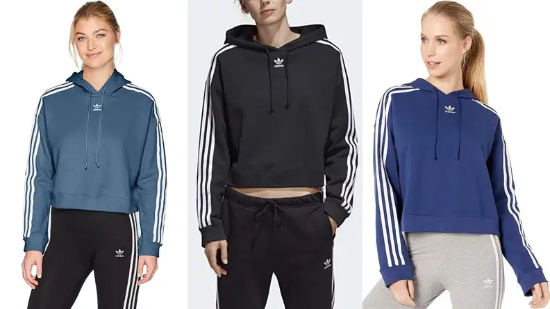 Adidas cropped hoodie