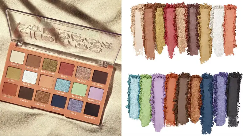 The E.L.F. Cosmetics Retro Paradise Eyeshadow Palette.